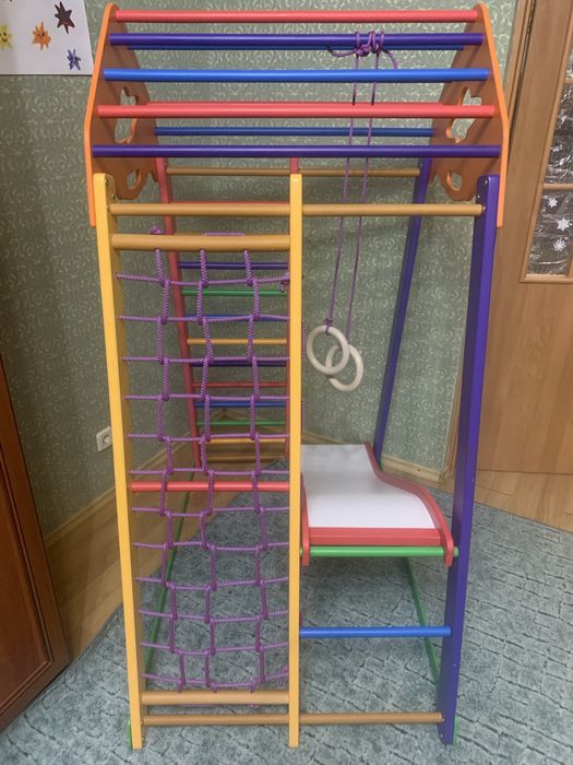 Дитячий спортивний комплекс SportBaby BambinoWood Color Plus 1