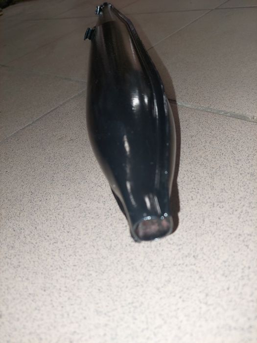 Nowa rura wydechową tłumik Romet motorynka czarny pl