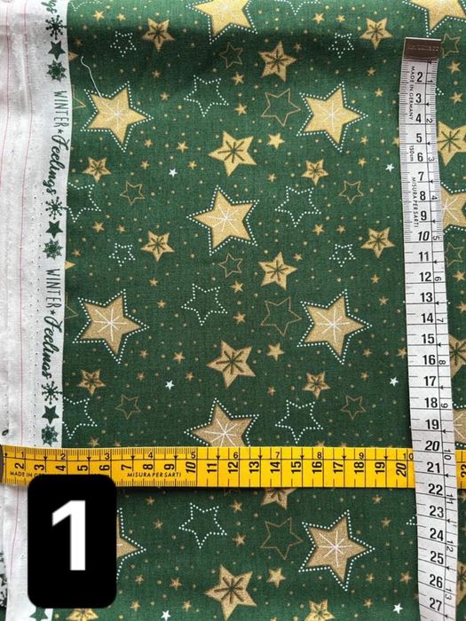 Tecidos Natal; 100% algodão; largura 1,40m; 5,90€/m de comprimento