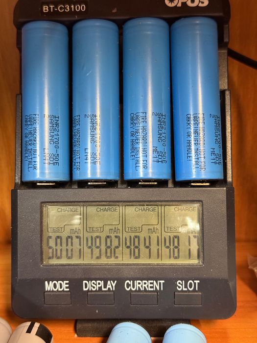 Samsung 5000 mAh. 21700. 10A