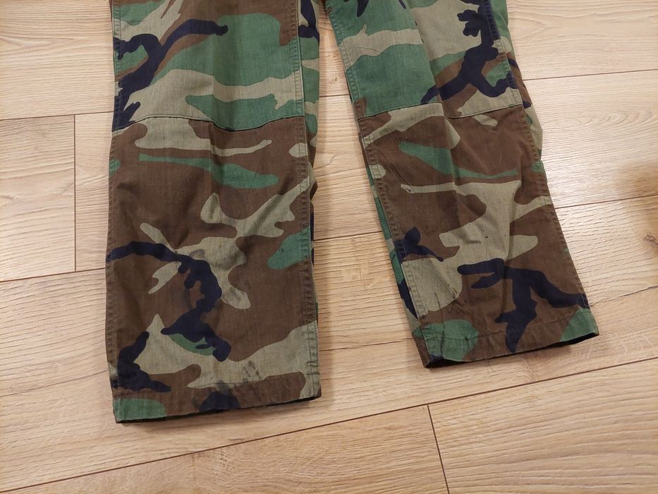 Spodnie BDU woodland US Army LR large regular twill kontraktowe