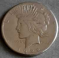 Moeda 1 dollar americano 1922
