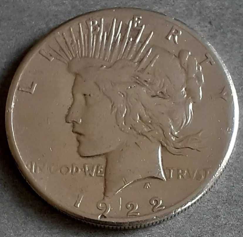 Moeda 1 dollar americano 1922