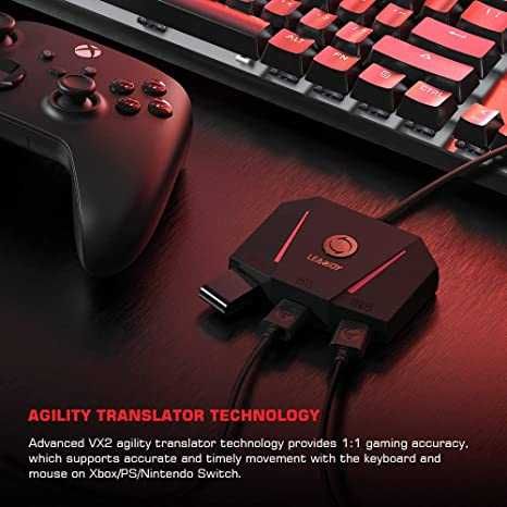 leadjoy VX2 AimBox Conversor adaptador para teclado e mouse de consola