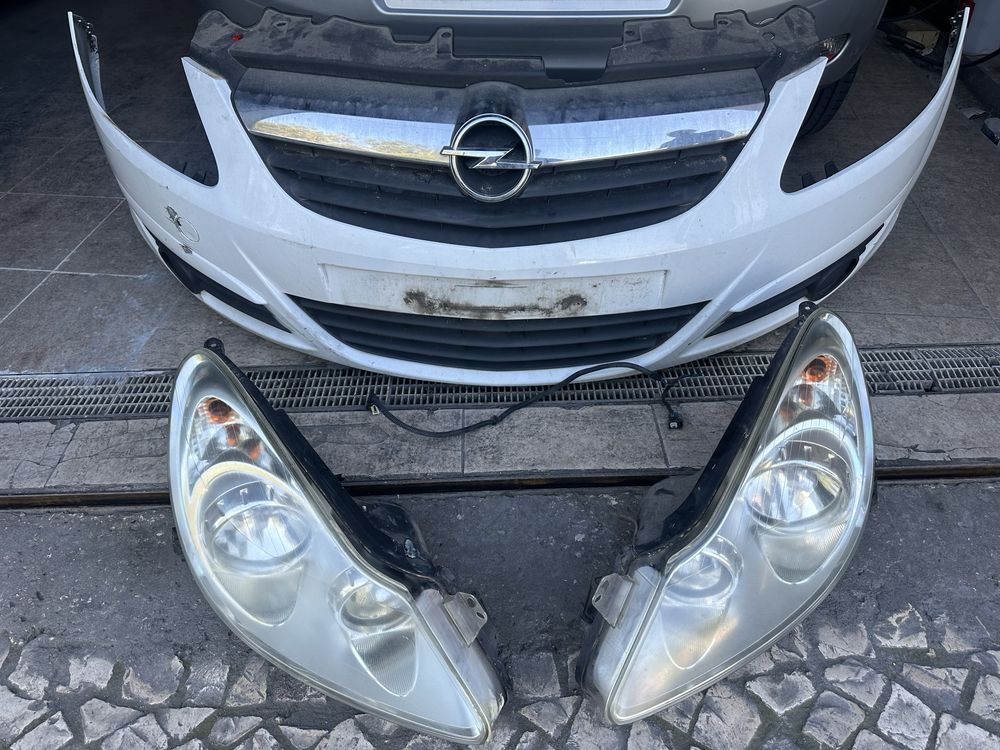 Opel corsa D Parachoques farois farol para choques otica optica