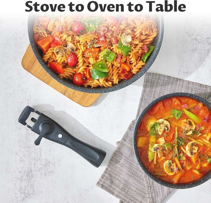 Nowa patelnia / rondel / zestaw patelni / 13el / BEZIA / garnek !N151!