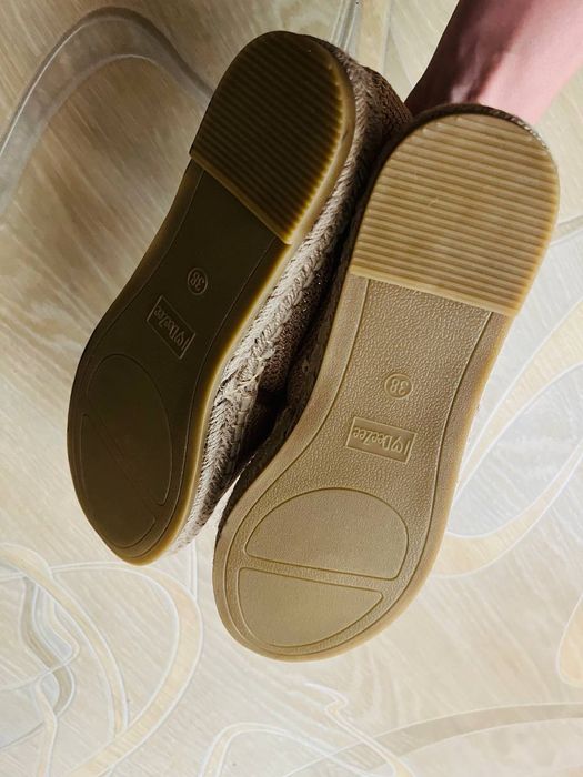 Балетки р.38 (24 см) Женские тапочки Эспадрильи Осенние балетки