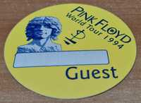 Pink Floyd Pass Guest Autêntico 1994 World Tour