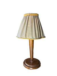 Lampa z abazurem vintage prl