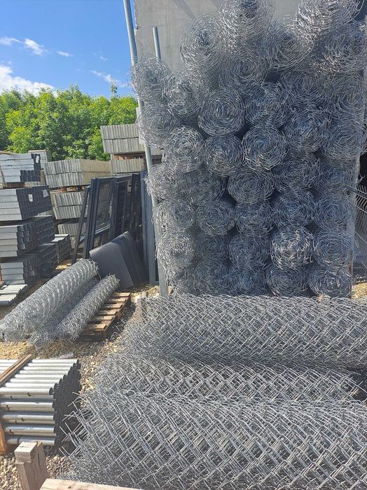 Siatka ogrodzeniowa, słupki