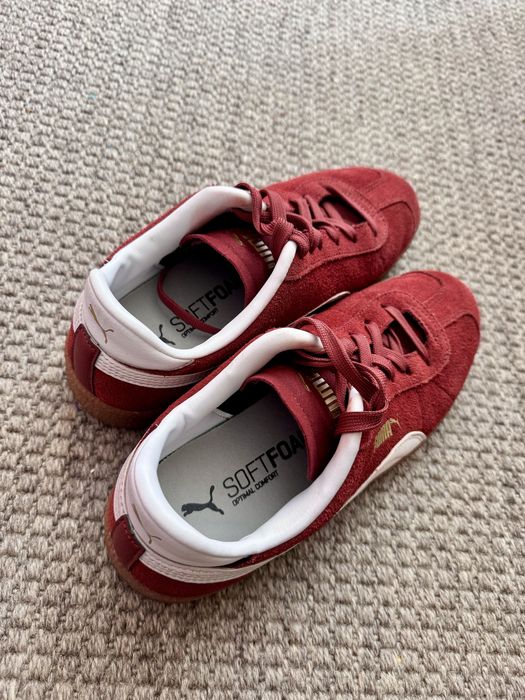 Кеди puma бежева підошва