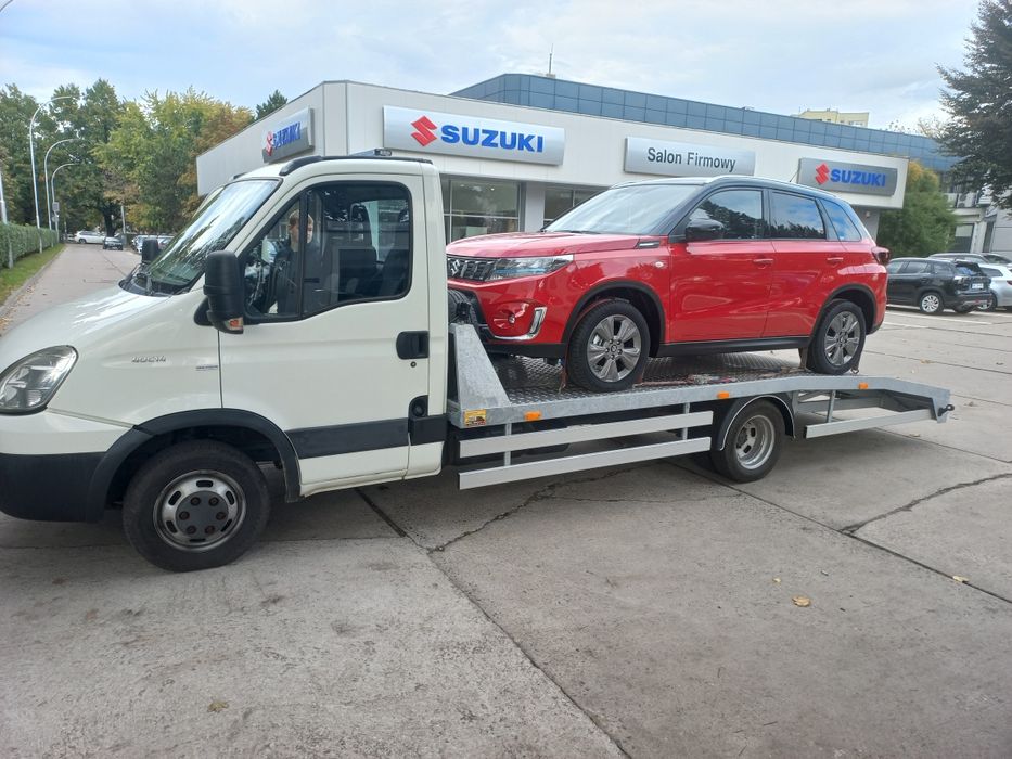 Pomoc drogowa Transport pojazdów laweta ryki Dęblin Moszczanka s17 s12