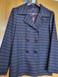 Blazer azul escuro e bordeaux