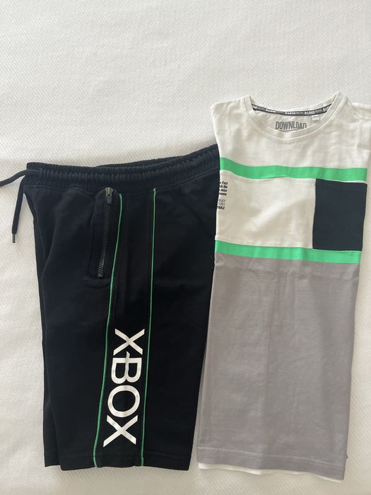 Conjunto calção e t-shirt, XBOX, 11/12 anos, 146-152cm