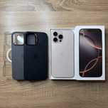 iPhone 16 Pro Max 256 GB Pustynny Tytan (złoty) + 3 etui Apple
