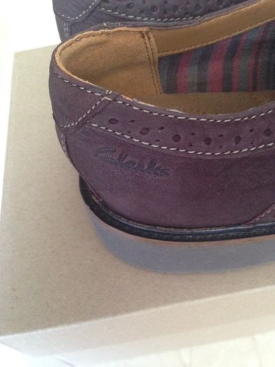 Коричневые мужские туфли Clarks wahlton wing оригинал