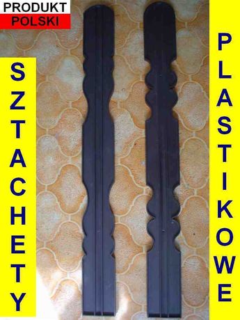Sztachety, Balaski PLASTIKOWE wys.80,90 cm