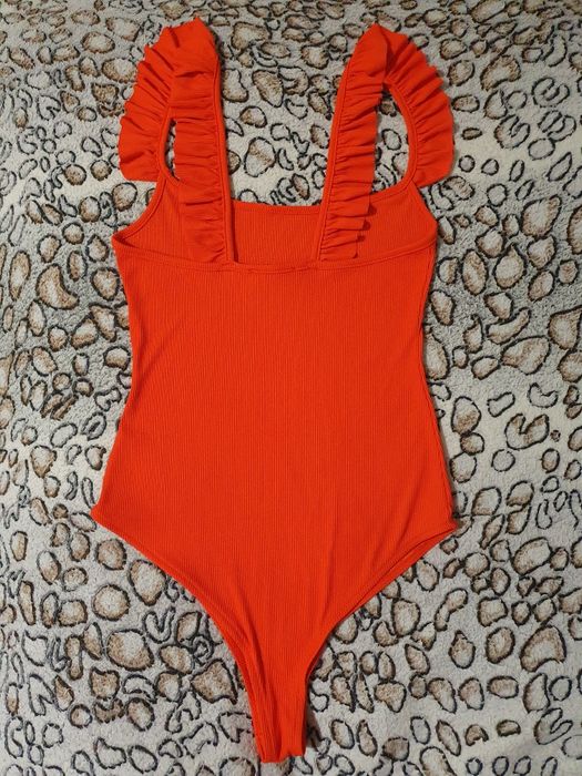 Боді жіноче в рубчик від ZARA ЗАРА, Нове, розмір S