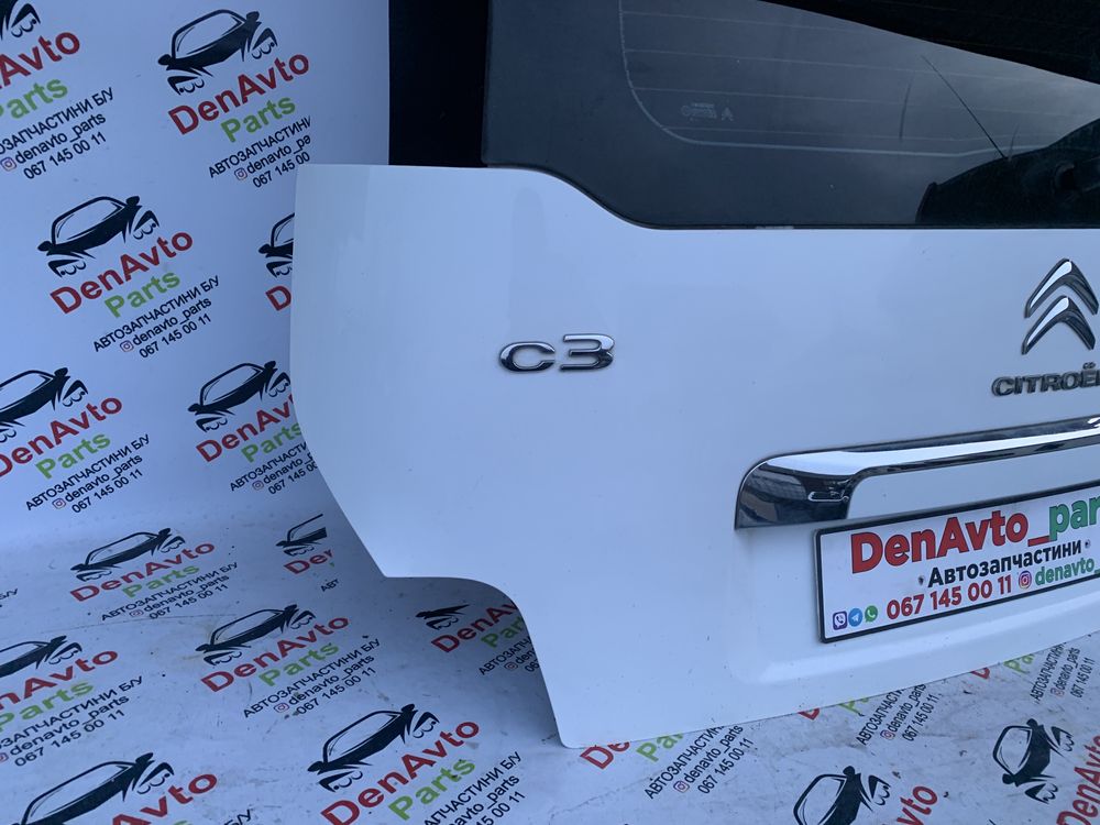 Ляда Citroen C3 C 3 кришка багажника Сітроен с3 ц3 ц 3 кляпа дверка С3