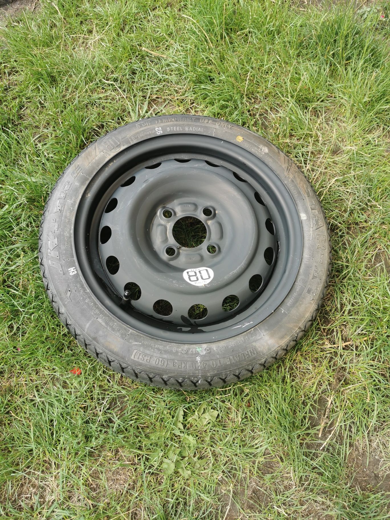 Koło dojazdowe  4x14 Renault Clio Nissan 115/70R14 4x100