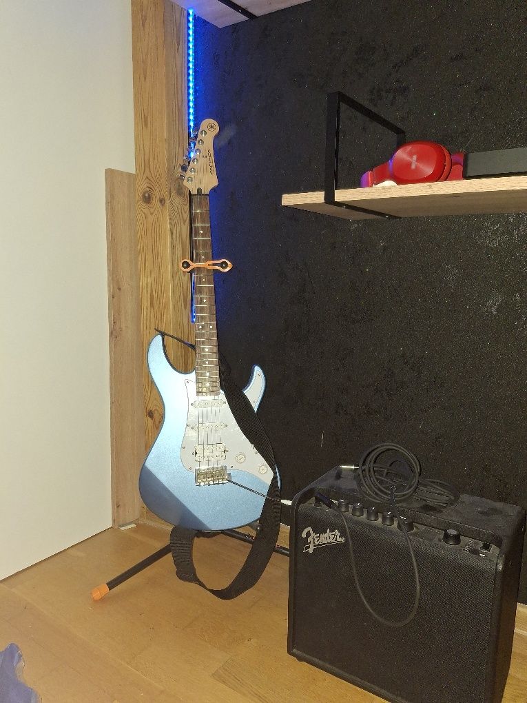 Gitara elektryczna Yamaha Pacifica 11 2J LPB ze wzmacniaczem fender