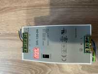 DR-120-24 Zasilacz impulsowy na szynę DIN 120W 24V 5A mean well