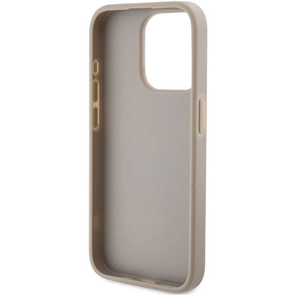 Etui Guess 4G Triangle Metal Logo Na Iphone 15 Pro Max - Białe