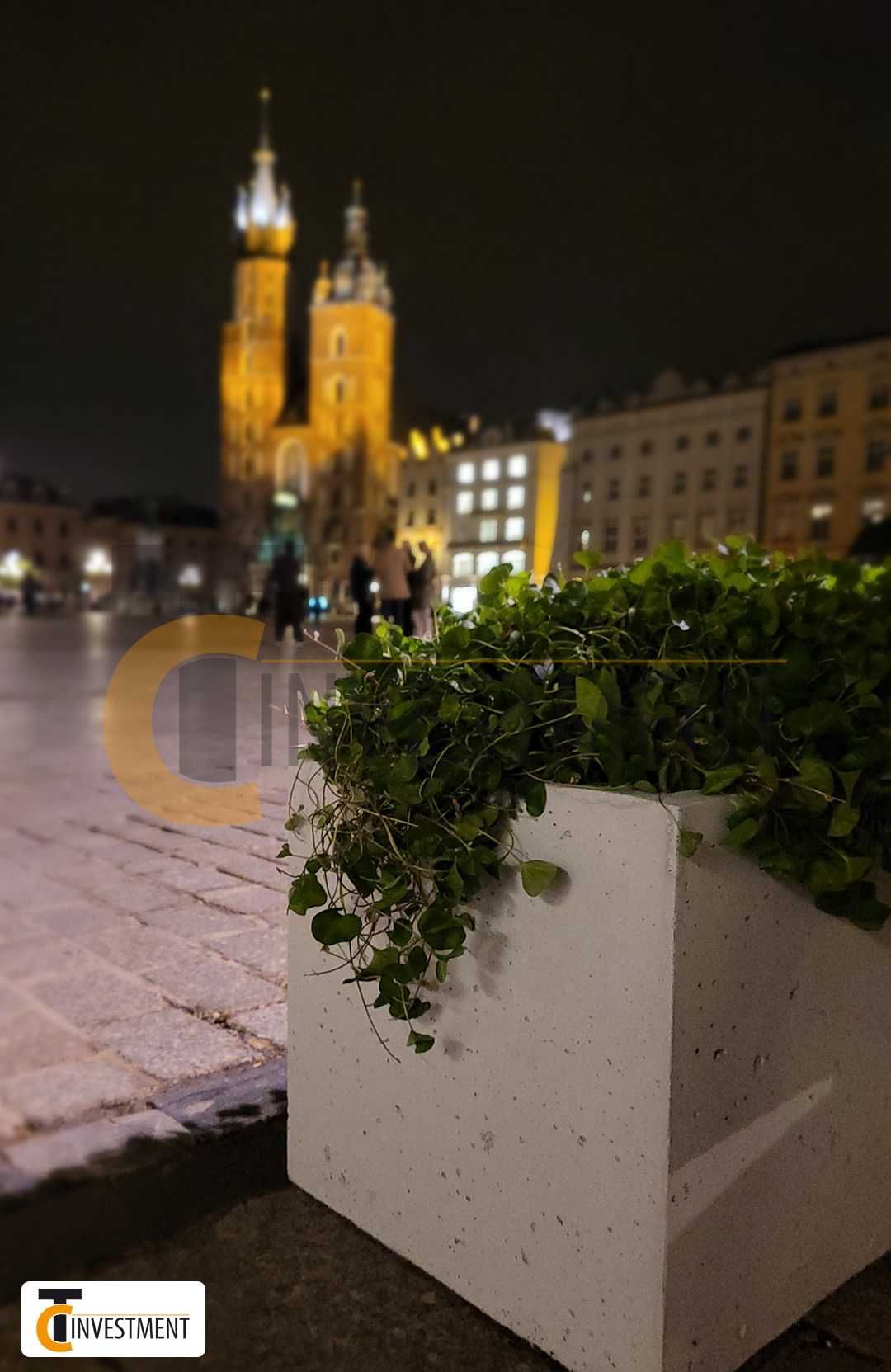 Duża donica betonowa ogrodowa zewnętrzna na drzewo 80x80x60 DUŻY WYBÓR