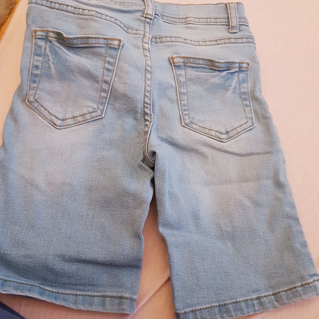 Szorty jeansy Primark  jasnoniebieskie spodenki r. 122