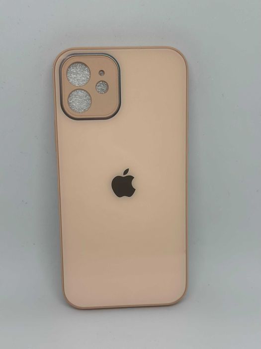 Obudowa Iphone 12 Pudrowy Róż Etui Case Ochronny a'la szklany kod 407
