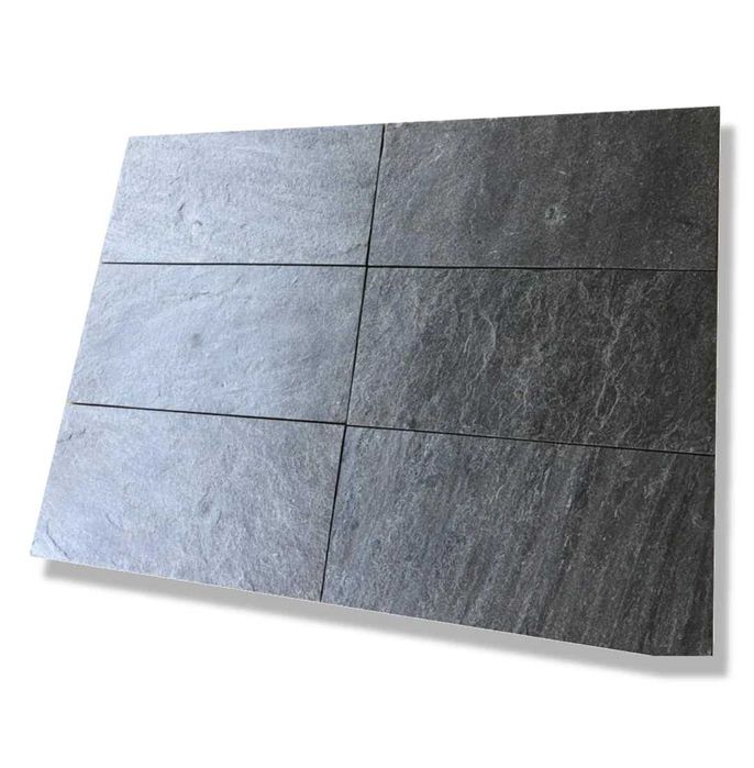 Płytka kwarcytowa, kamień elewacyjny Silver Grey naturalna 60x30x1,2
