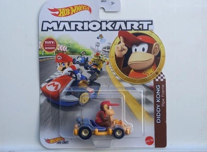 Hot wheels mario kart diddy kong