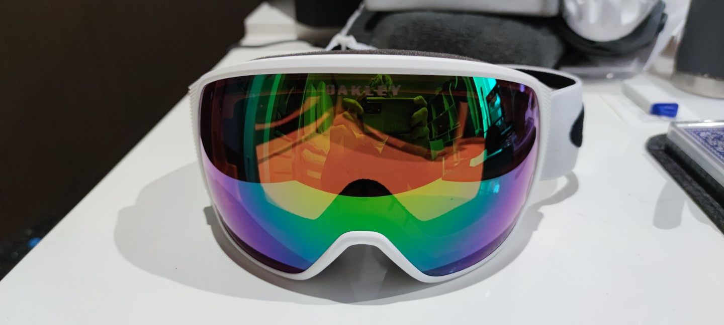 Oakley Fight TRACKER Iridium Jade Prizm L óculos neve