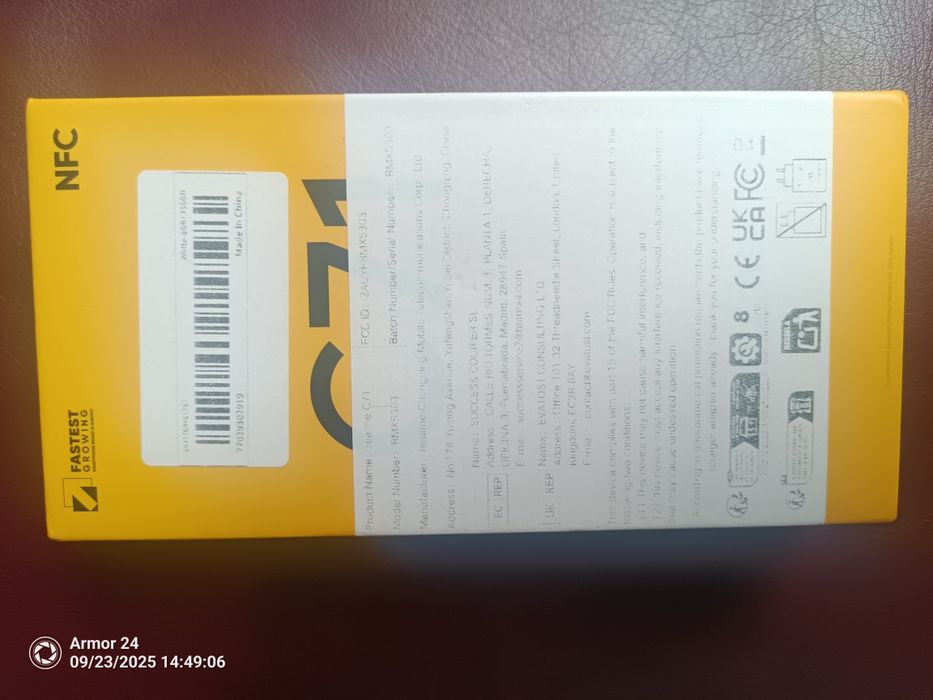 Smartfon Realme C71 8/256