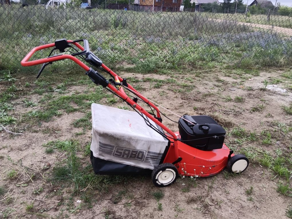 Kosiarka spalinowa Sabo 51cm 5KM Briggs regulowany napęd kosz aluminio