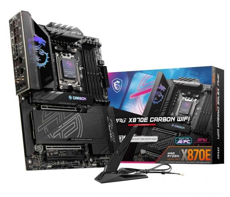 MSI X870E CARBON WIFI AM5 – Recondicionada, 12M Garantia, DDR5 PCIe5
