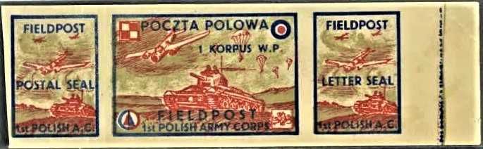 POLSKA 1942 - poczta polowa MNH**- I Korpus! Gratis wysyłka!