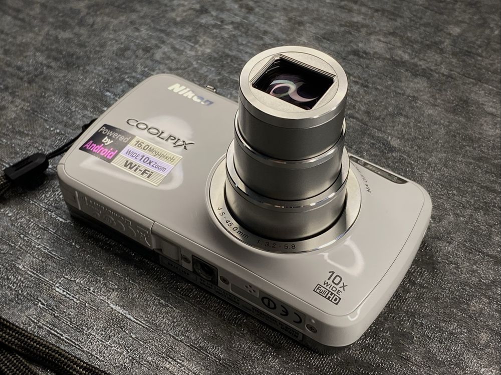 Nikon Coolpix S800c Wi-Fi GPS Android ідеальний стан
