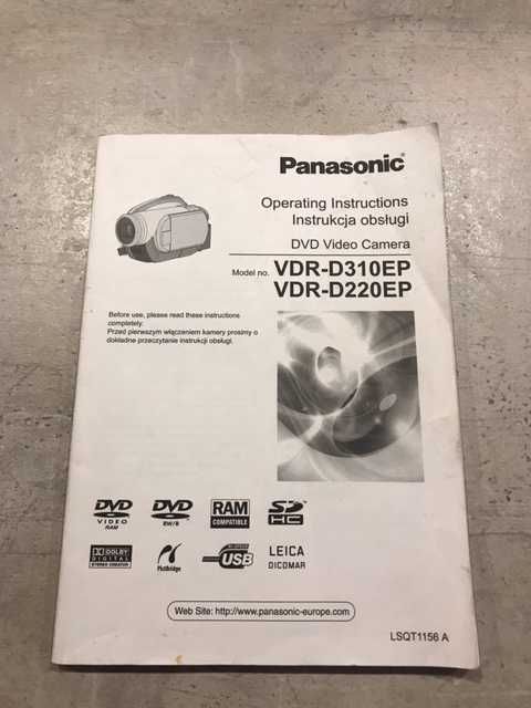 Sprzedam kamerę cyfrową Panasonic VDR-D220