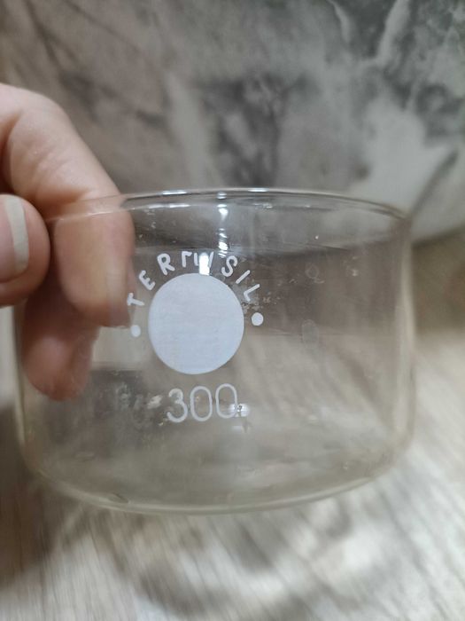 Stare PRL owskie szkło laboratoryjne Termisil