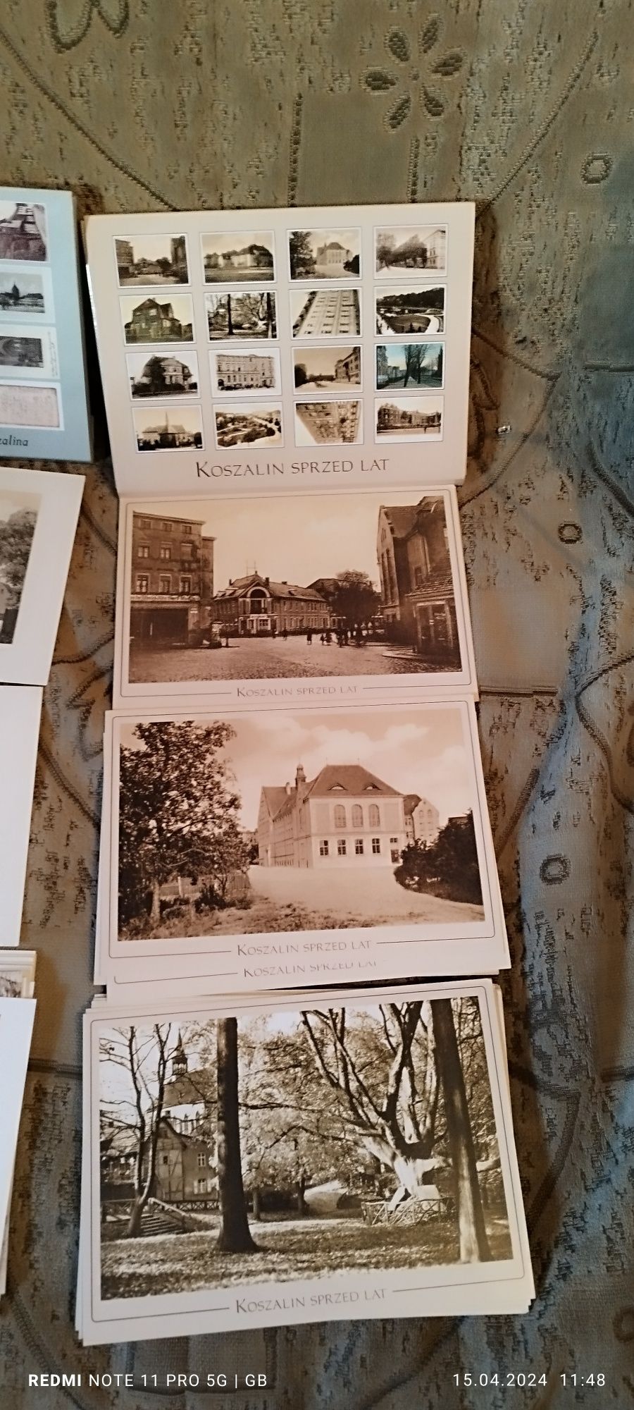 Sprzedam stare pocztówki z Koszalina dwa opakowania po 16 sztuk