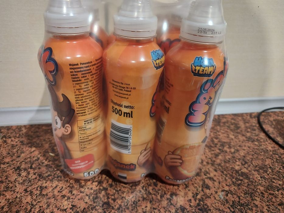 Wojanek Brzoskwiniowo-pomarańczowy 6 szt. 500ml