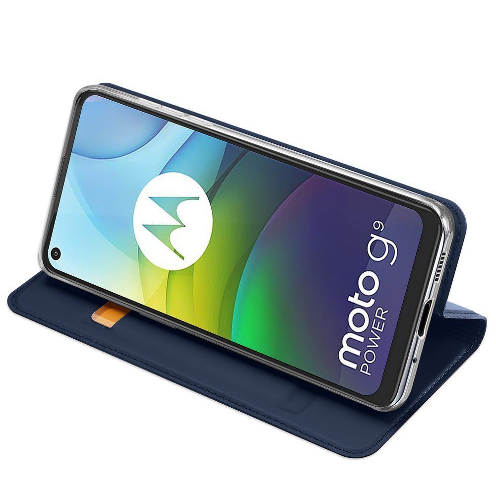 Etui Z Klapką Dux Ducis Do Motorola Moto G9 Power Niebieski