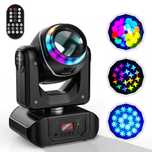 Głowa ruchoma UKING ZQ02061 dmx 80W LED Ring DMX 10gobo prism + PILOT