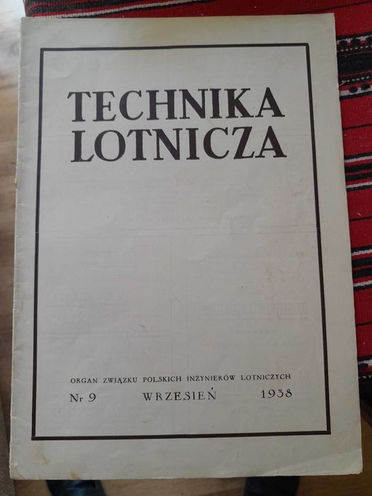 Technika lotnicza 1938 r.