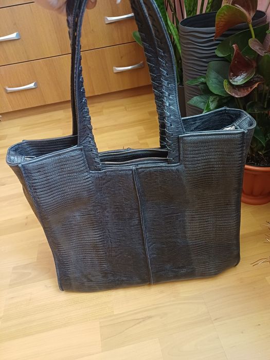Сумка шкіра шопер велика