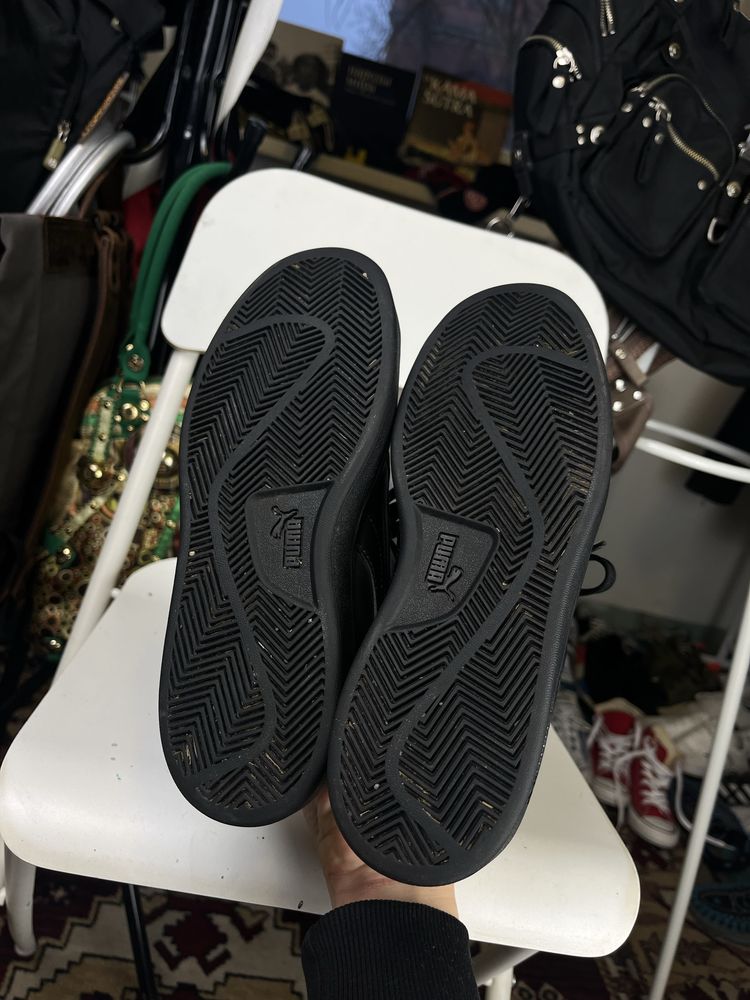 Buty Puma Smash V2 Leather Black Shoes