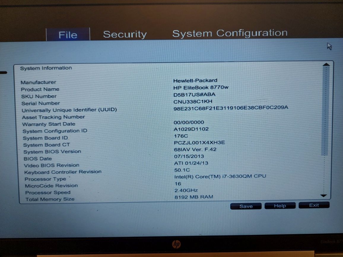Игровой для гаража танкиста. HP 8770w i7 3gen/8ddr 3/256ssd./AMD DDR5.