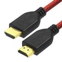 Kabel HDMI pleciony złote końcówki 1,8m