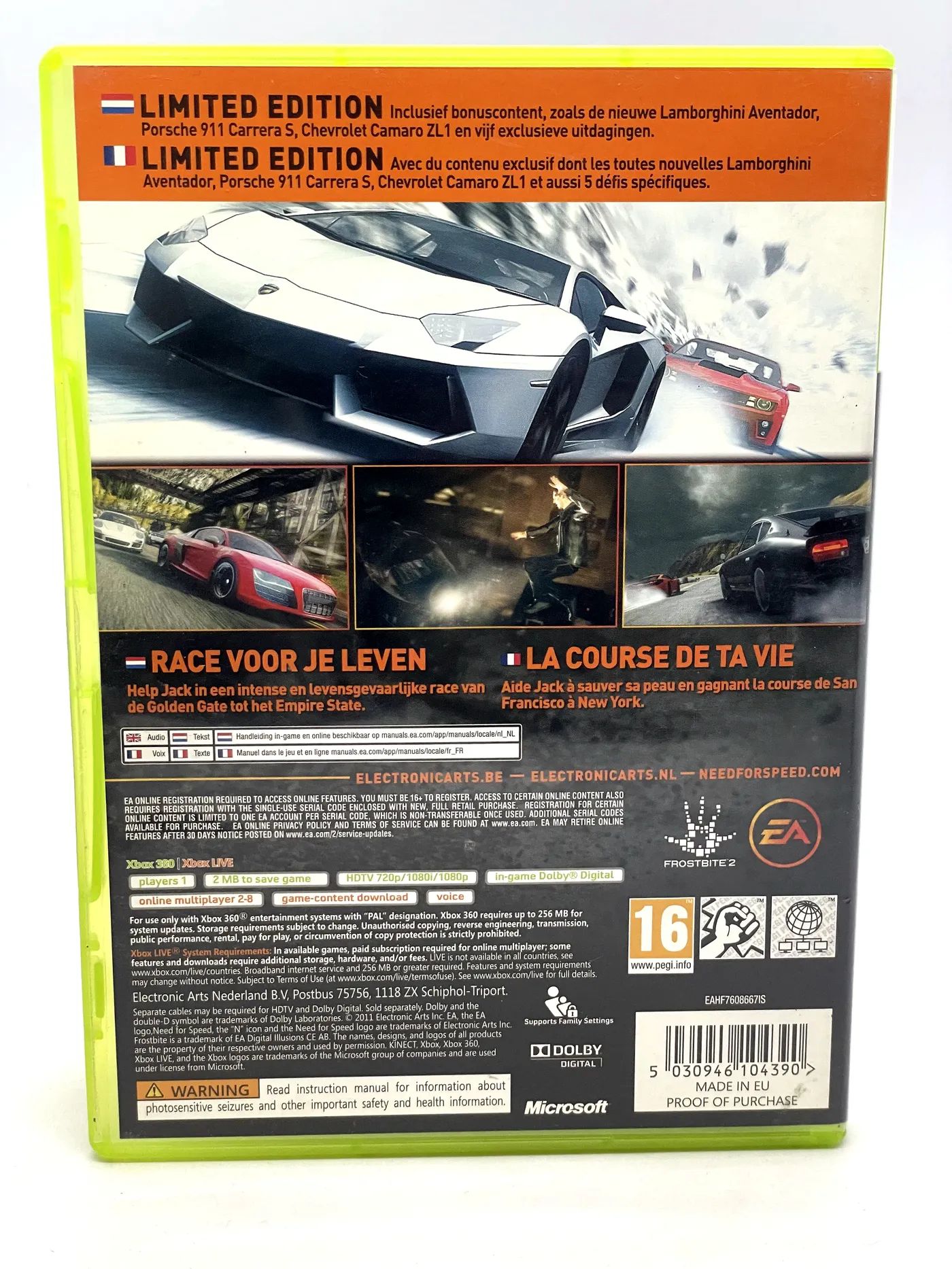 Need for Speed The Run Xbox 360 Po Angielsku
